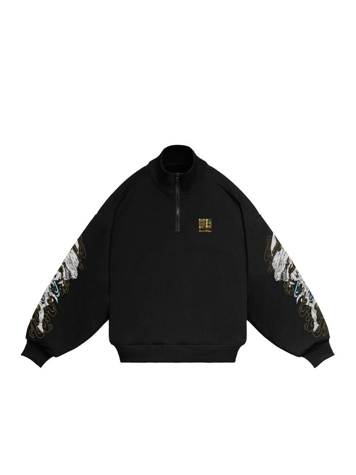 Sweatshirt Zippe | YELLOW FLASH