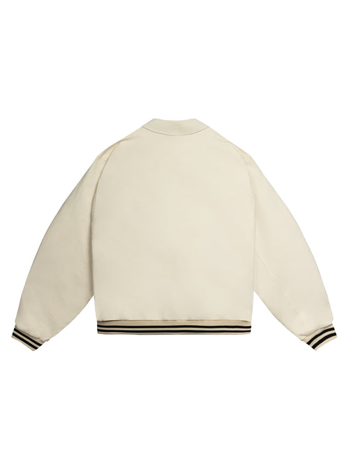 Denim Bomber | BEIGE